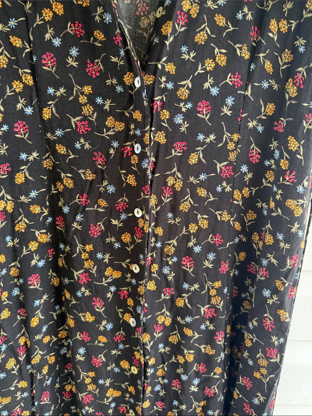 Vintage floral maxi dress - Picture 3 of 4